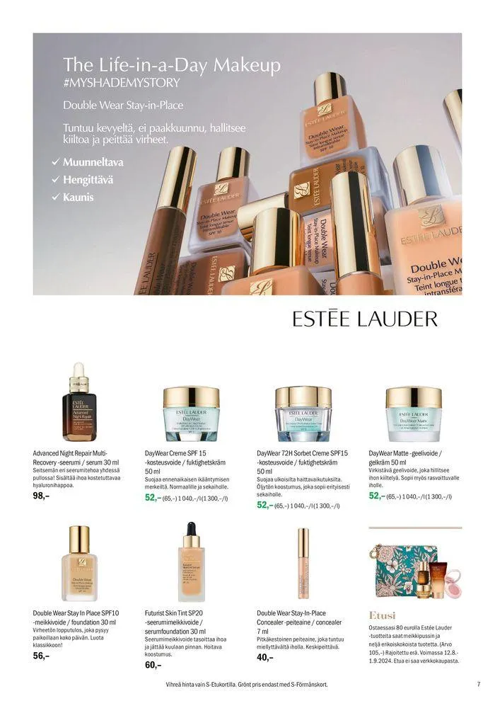 Kuvasto elokuu 2024 voimassa alkaen 29. heinäkuuta - 1. syyskuuta 2024 - Tarjouslehti sivu 7