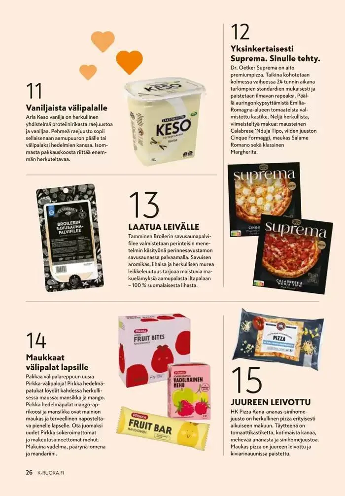 K-Ruoka 1/2025 voimassa alkaen 5. helmikuuta - 19. helmikuuta 2025 - Tarjouslehti sivu 26