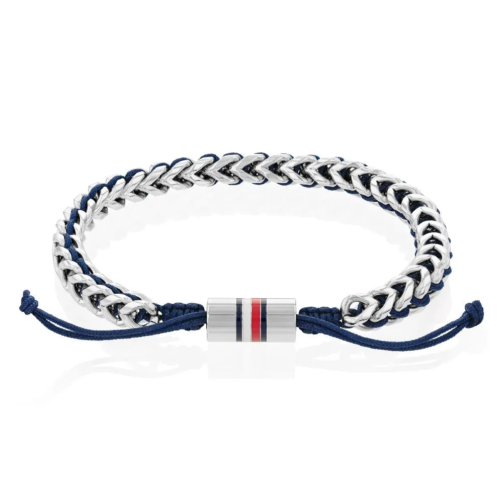 Tommy Hilfiger Braided metal rannekoru, teräs