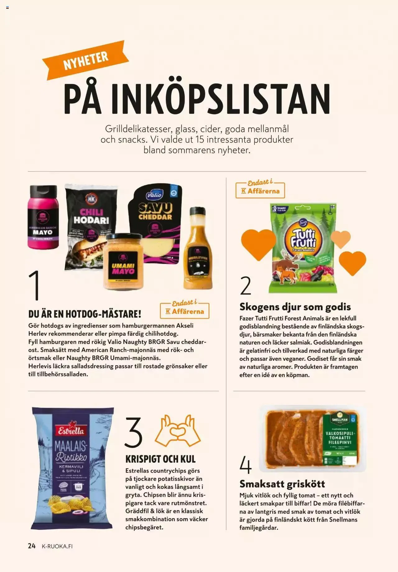 K-Market tarjoukset voimassa alkaen 7. kesäkuuta - 29. elokuuta 2023 - Tarjouslehti sivu 24