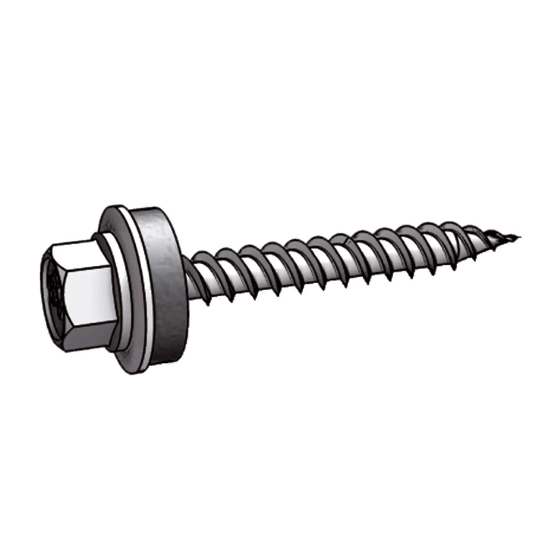 Kateruuvi 4,8x63 mm tummanruskea 150 kpl