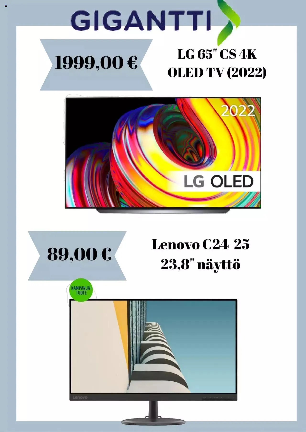 Gigantti tarjoukset voimassa alkaen 7. syyskuuta - 21. syyskuuta 2023 - Tarjouslehti sivu 2