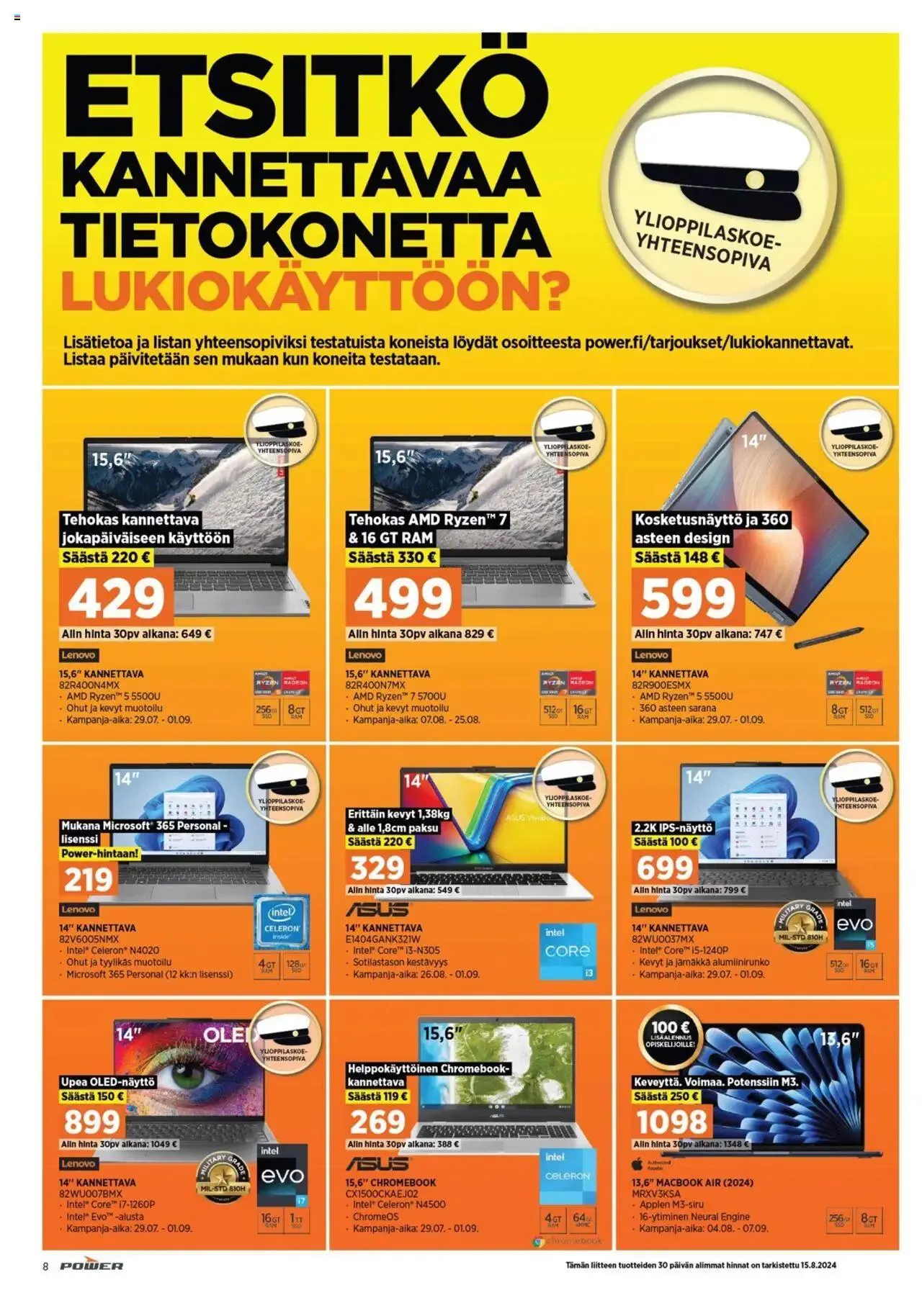 Power tarjoukset voimassa alkaen 26. elokuuta - 1. syyskuuta 2024 - Tarjouslehti sivu 10