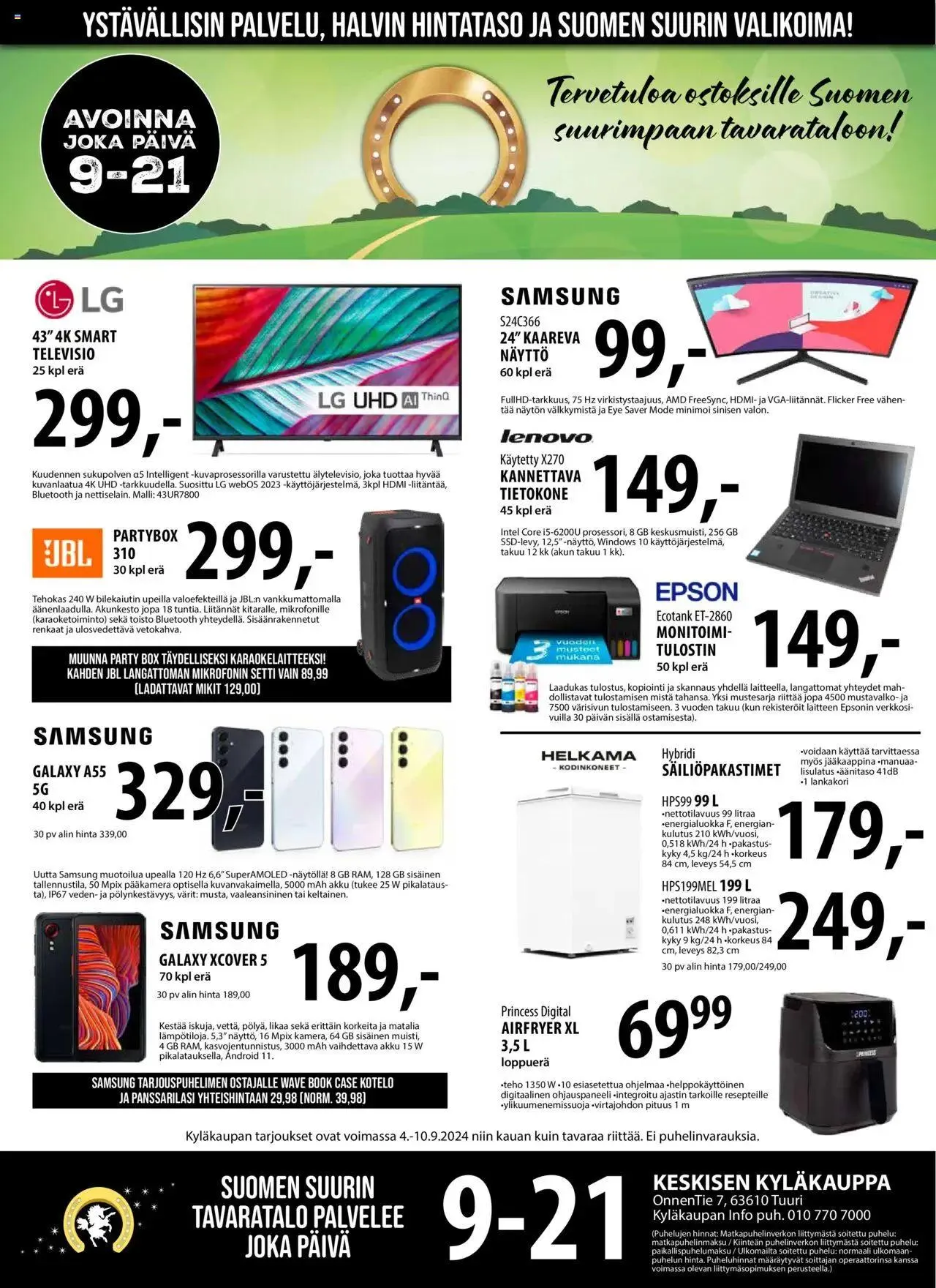 Tuuri tarjoukset voimassa alkaen 4. syyskuuta - 10. syyskuuta 2024 - Tarjouslehti sivu 1
