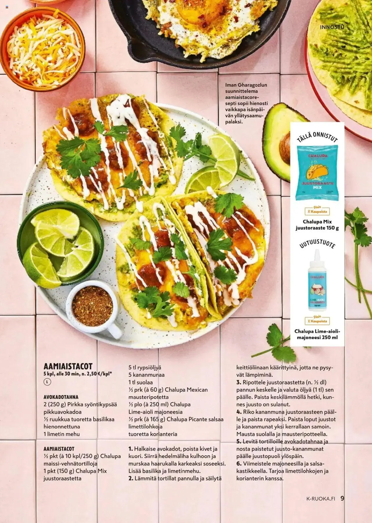K-Market - K-Ruoka voimassa alkaen 25. syyskuuta - 26. marraskuuta 2024 - Tarjouslehti sivu 9
