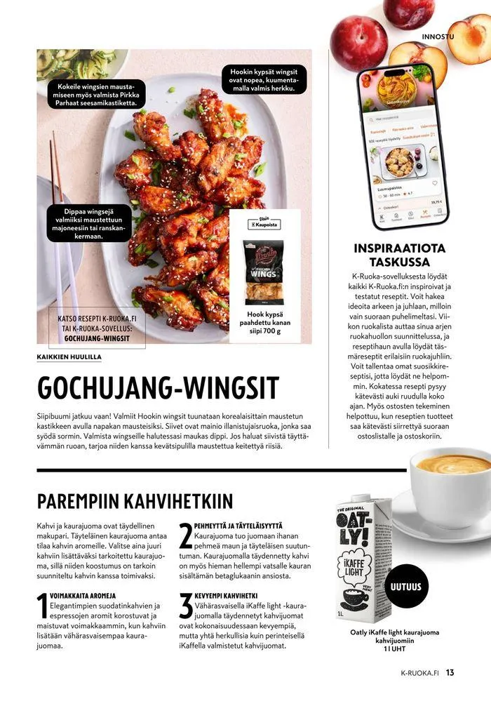 K-Ruoka 9/2024 voimassa alkaen 19. syyskuuta - 3. lokakuuta 2024 - Tarjouslehti sivu 4