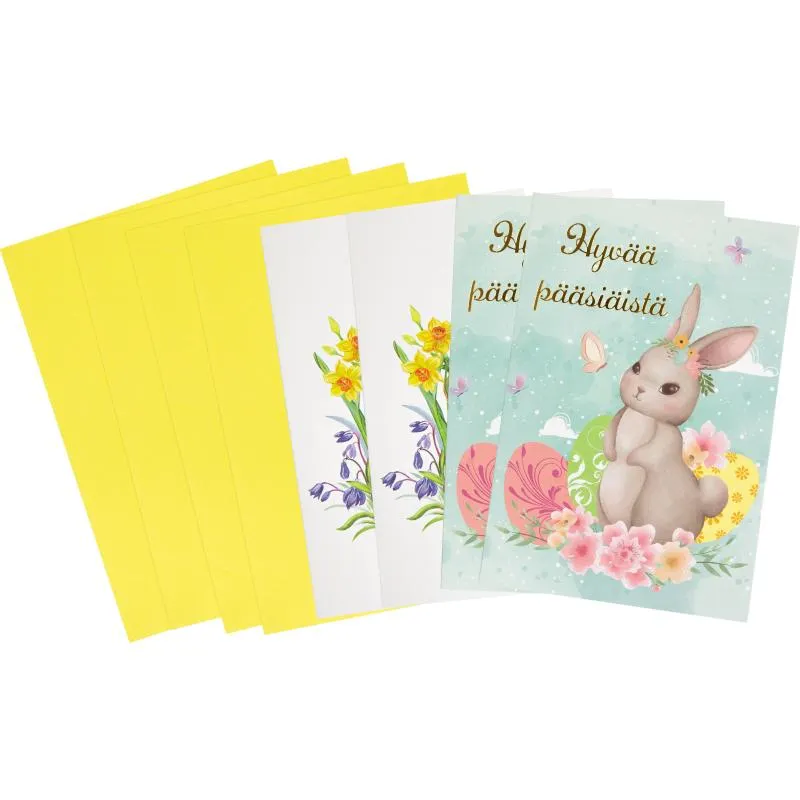 Pääsiäiskortti 4 kpl