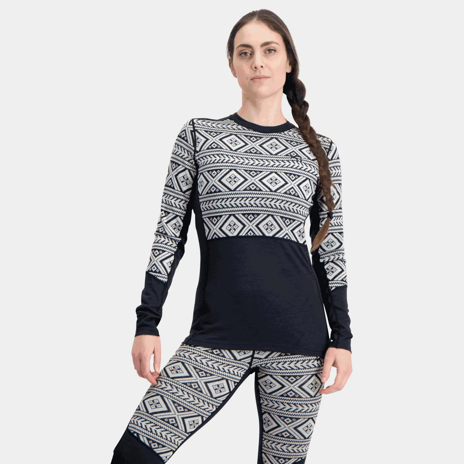 Ida Long Sleeve, naisten villapaita