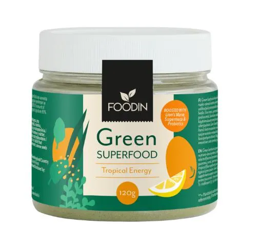 Green Superfood Energy Tropical viherjauhe 120 g