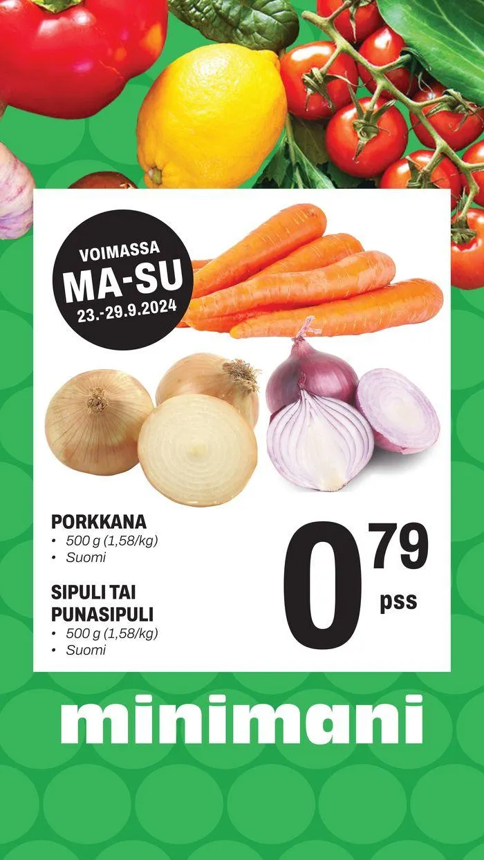 Houkuttelevia erikoistarjouksia kaikille voimassa alkaen 23. syyskuuta - 7. lokakuuta 2024 - Tarjouslehti sivu 3