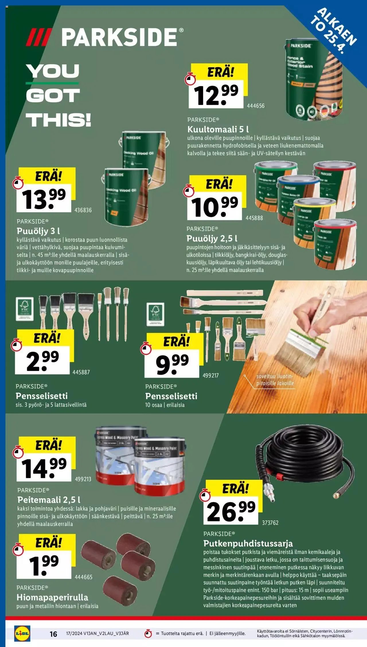 Lidl tarjoukset voimassa alkaen 25. huhtikuuta - 1. toukokuuta 2024 - Tarjouslehti sivu 18