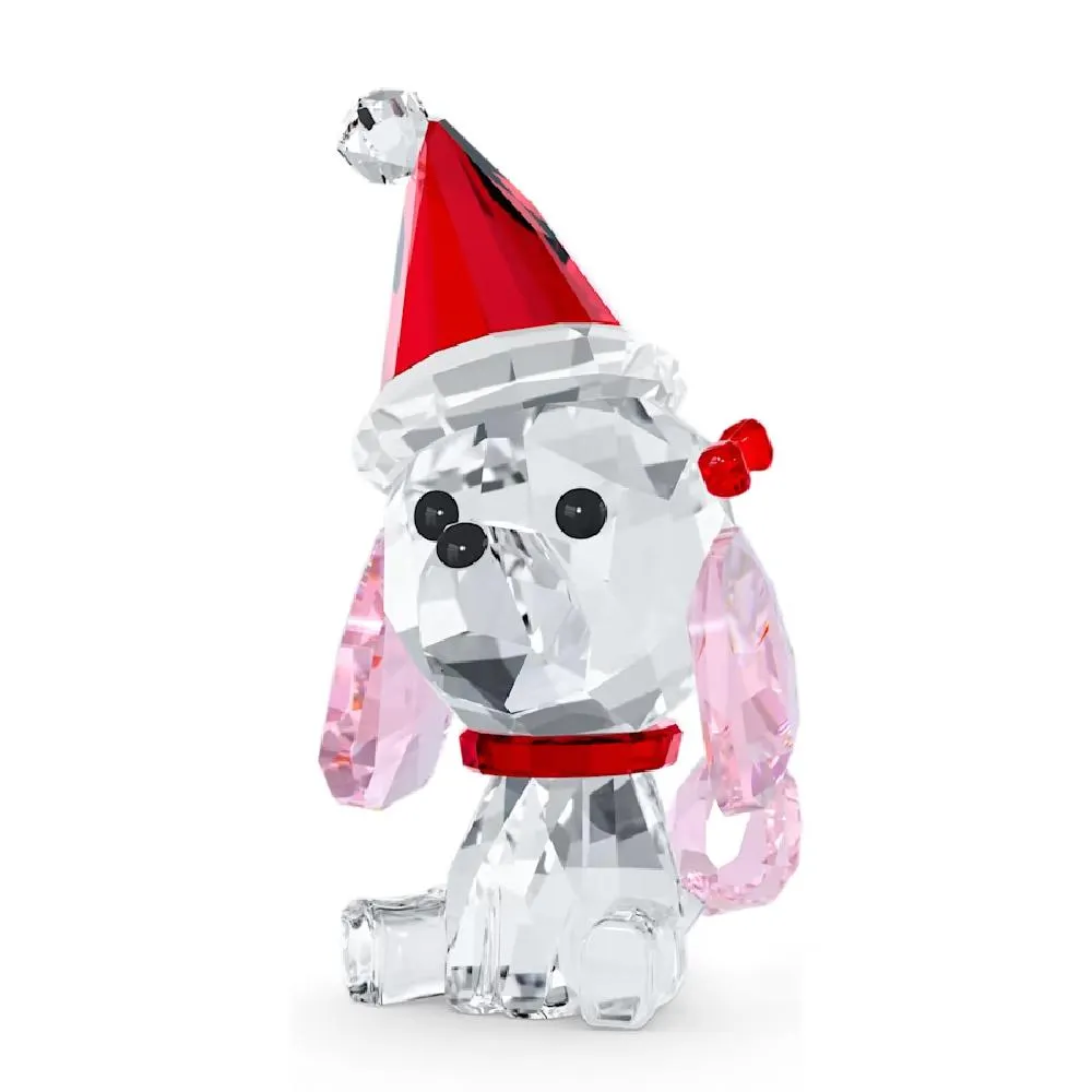 Swarovski Holiday Cheers Poodle kristallifiguuri