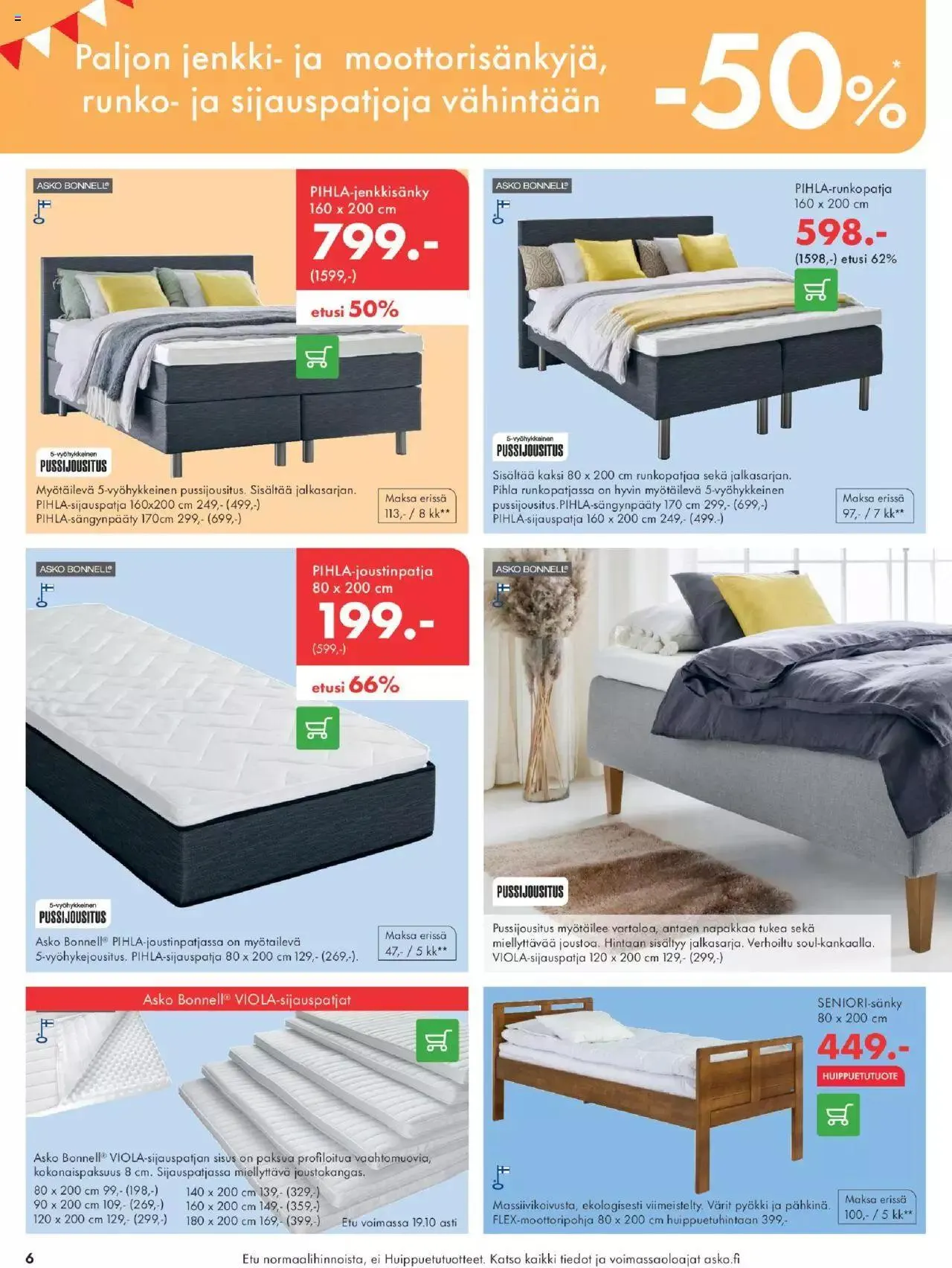 Asko tarjoukset voimassa alkaen 29. syyskuuta - 31. joulukuuta 2023 - Tarjouslehti sivu 6