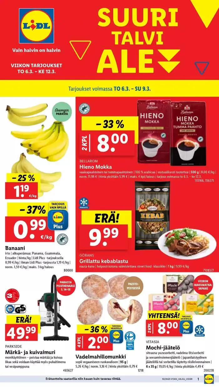 Alennukset ja kampanjat - 1