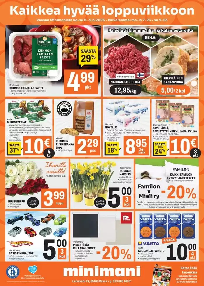 Erikoistarjoukset sinulle - 1