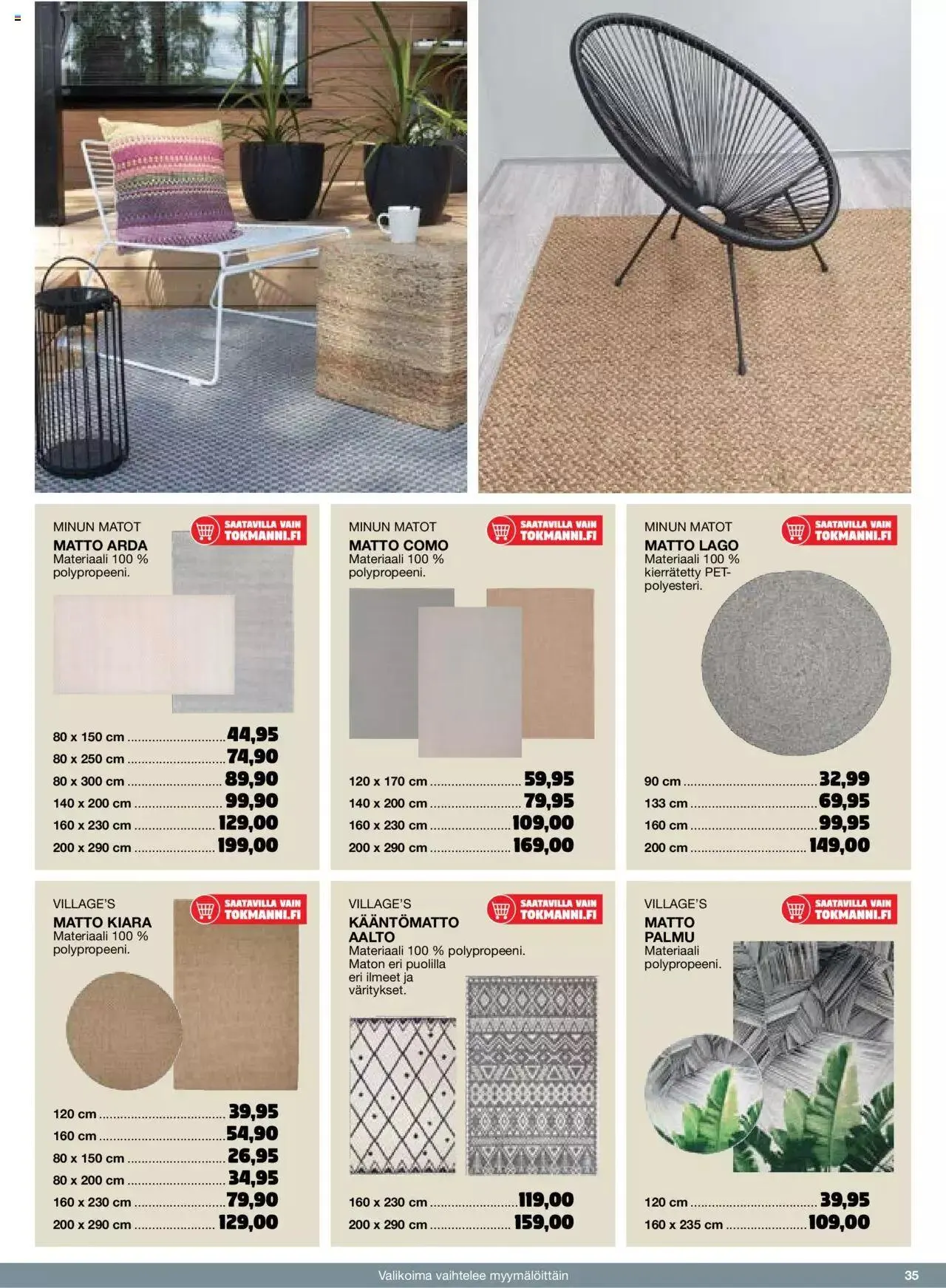 Tokmanni - Kesä 2024 voimassa alkaen 1. huhtikuuta - 31. joulukuuta 2024 - Tarjouslehti sivu 35