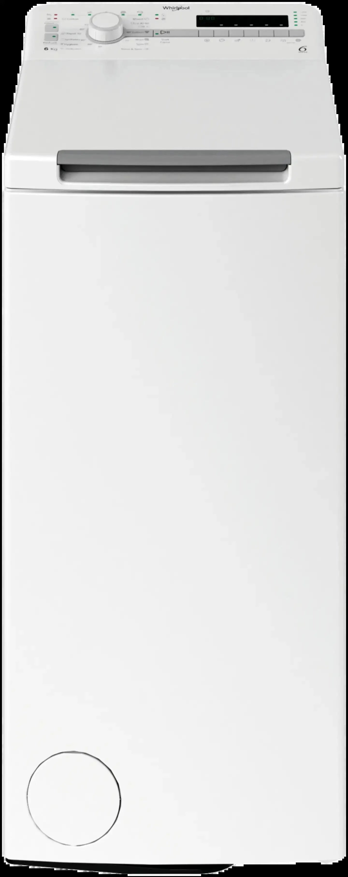 Whirlpool päältä täytettävä pyykinpesukone TDLR 6240SS EU/N 6kg valkoinen
