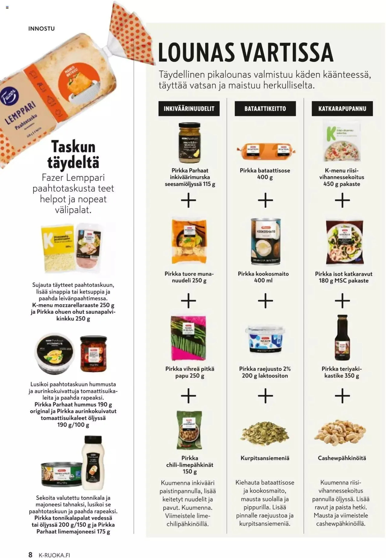 K-Citymarket - K-Ruoka voimassa alkaen 4. lokakuuta - 31. lokakuuta 2023 - Tarjouslehti sivu 8