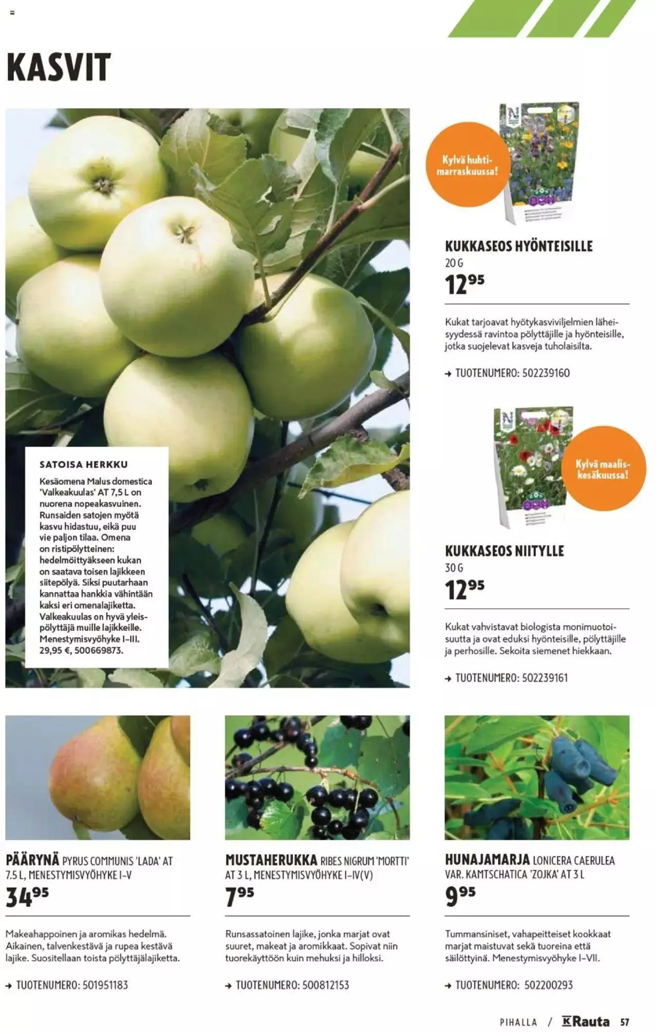 K-Rauta - Pihalla 2023 voimassa alkaen 27. maaliskuuta - 31. joulukuuta 2023 - Tarjouslehti sivu 57