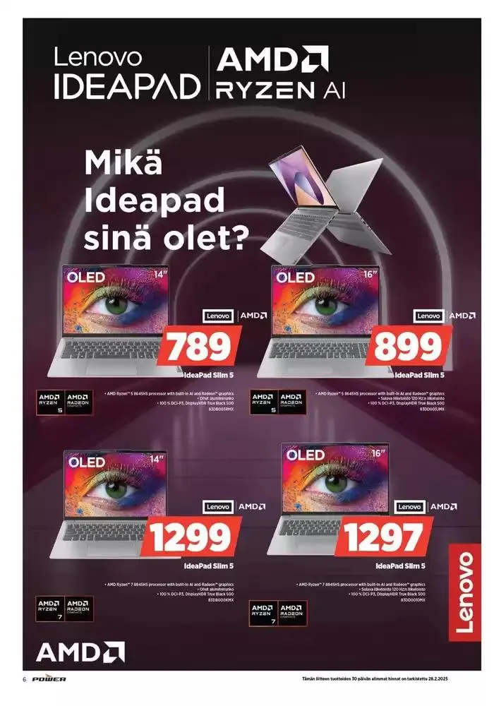 Power tarjoukset voimassa alkaen 30. joulukuuta - 16. maaliskuuta 2025 - Tarjouslehti sivu 6
