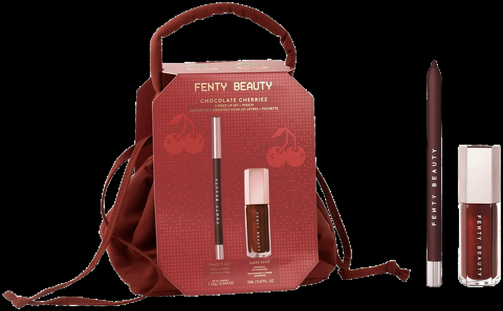 Fenty Beauty Sweet Cherriez Limited Edition Chocolate Cherry -huulimeikkisetti