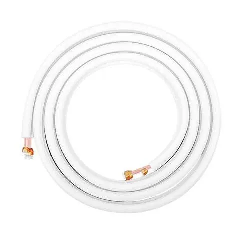 Haike kupariputki Duo eristetty 1/4+1/2 x 0.8mm, 4m liittimin