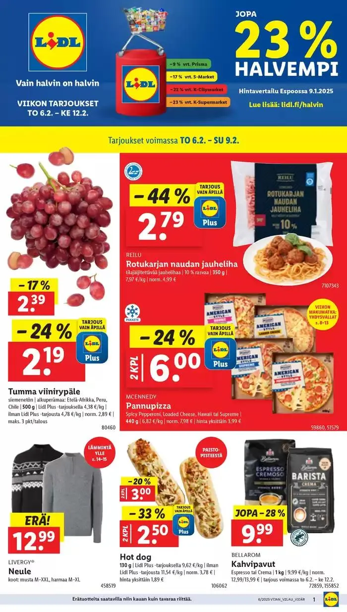 Alennukset ja kampanjat - 1