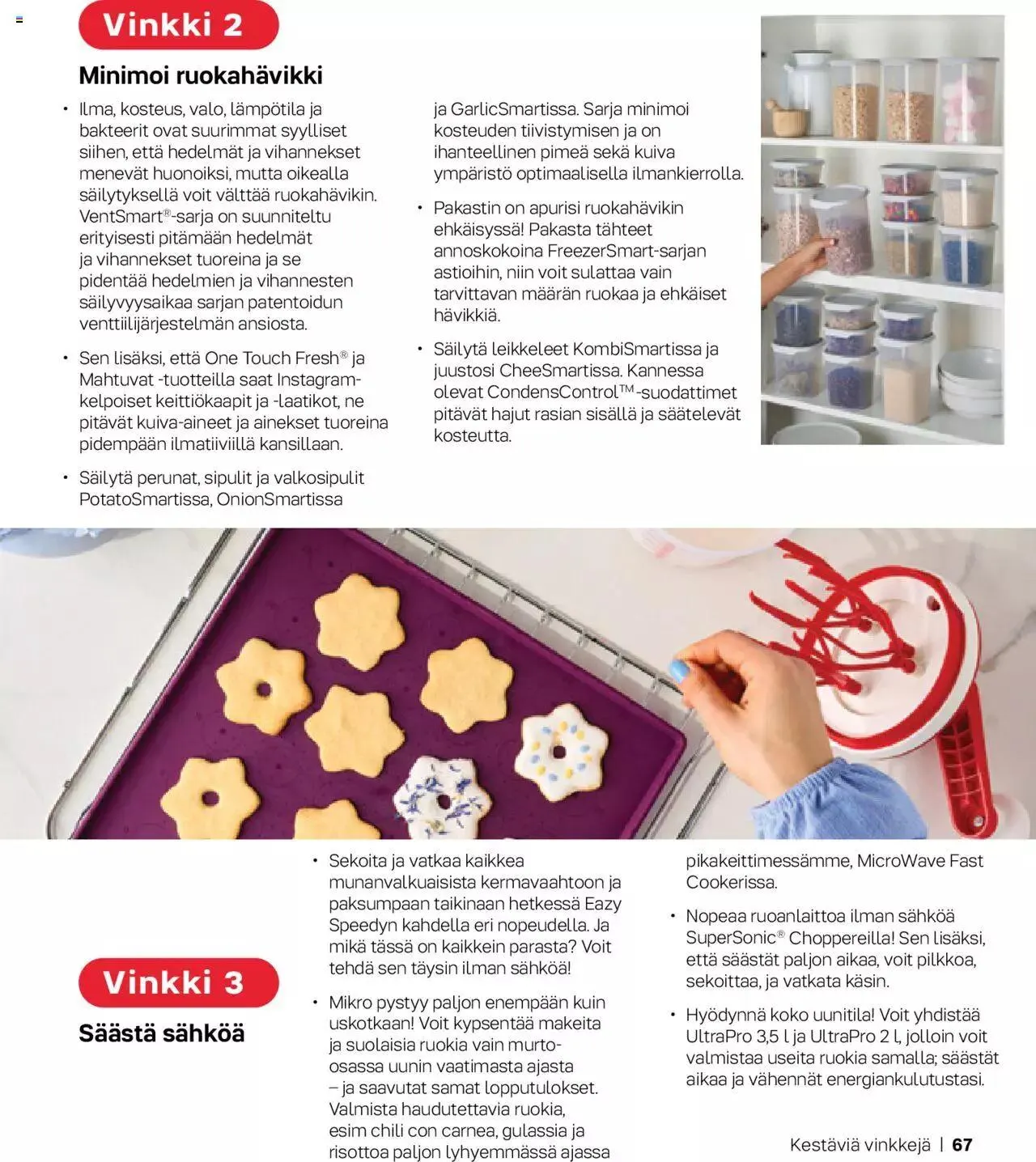 Tupperware tarjoukset Syksy / Talvi 2023-24 voimassa alkaen 29. syyskuuta - 31. joulukuuta 2023 - Tarjouslehti sivu 67