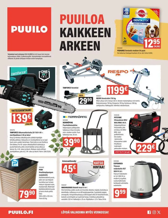 Puuiloa kaikkeen arkeen - 1