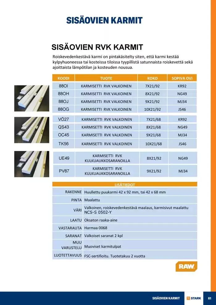 Ovivalikoima voimassa alkaen 19. marraskuuta - 31. joulukuuta 2024 - Tarjouslehti sivu 61