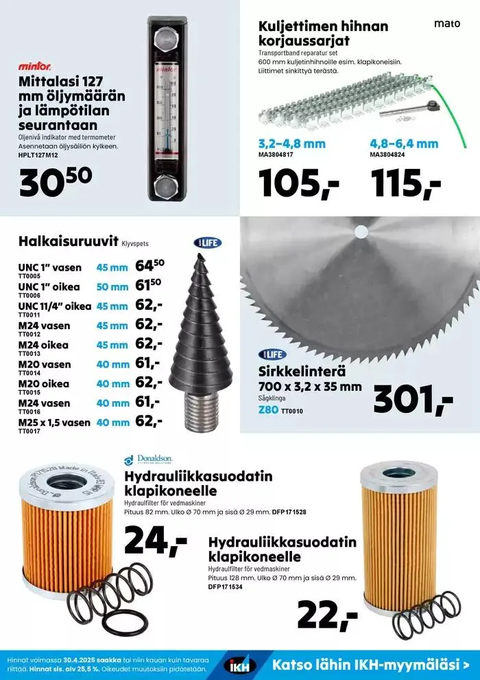 IKH tarjoukset voimassa alkaen 6. maaliskuuta - 30. huhtikuuta 2025 - Tarjouslehti sivu 11