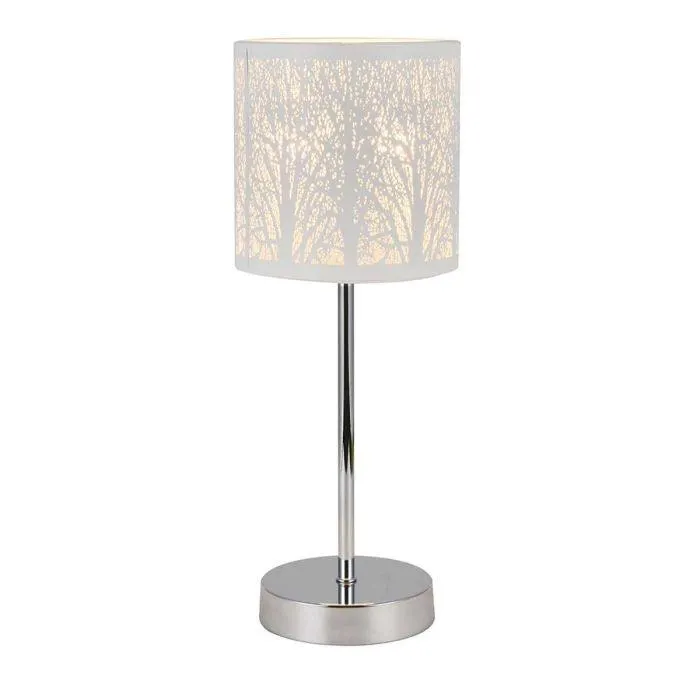 FOCUSLIGHT PÖYTÄVALAISIN METSÄ 15 CM VALKOINEN