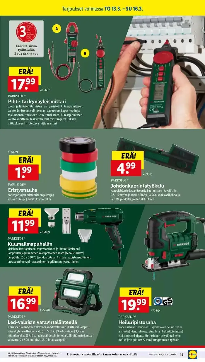 Lidl tarjoukset voimassa alkaen 10. maaliskuuta - 19. maaliskuuta 2025 - Tarjouslehti sivu 19
