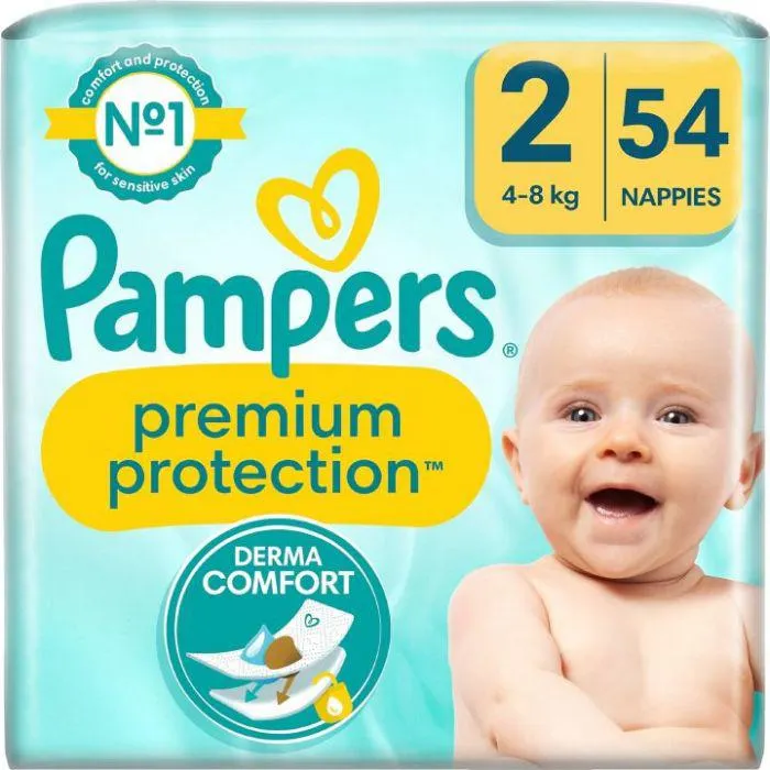 Pampers Premium Protection New Baby S2 4-8kg 54kpl vaippa