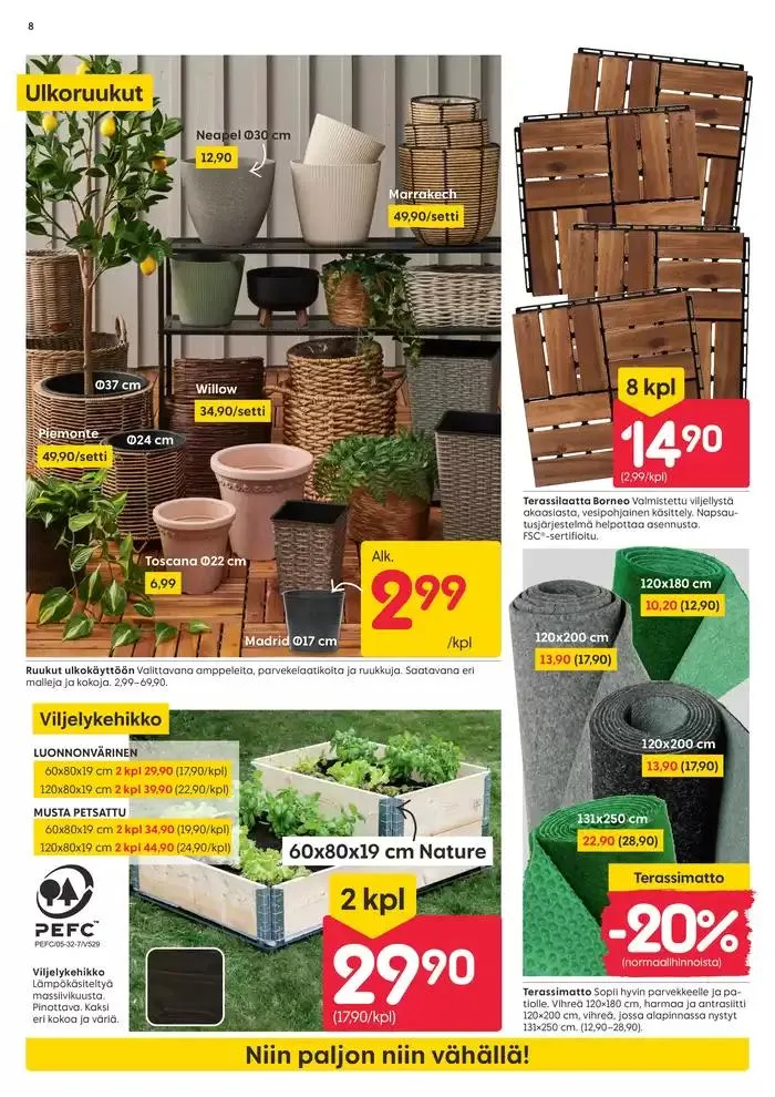 Rusta tarjoukset voimassa alkaen 16. maaliskuuta - 16. maaliskuuta 2025 - Tarjouslehti sivu 8