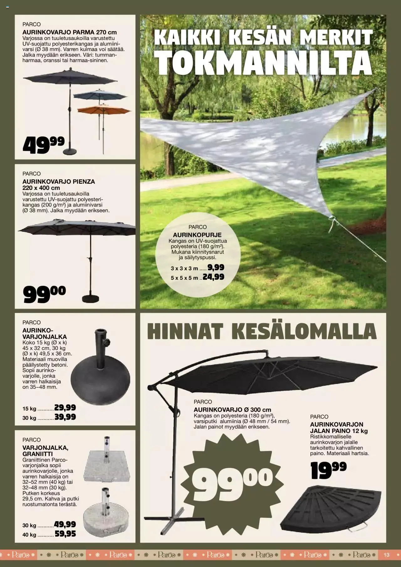 Tokmanni - Kesä 2024 voimassa alkaen 1. huhtikuuta - 31. joulukuuta 2024 - Tarjouslehti sivu 13