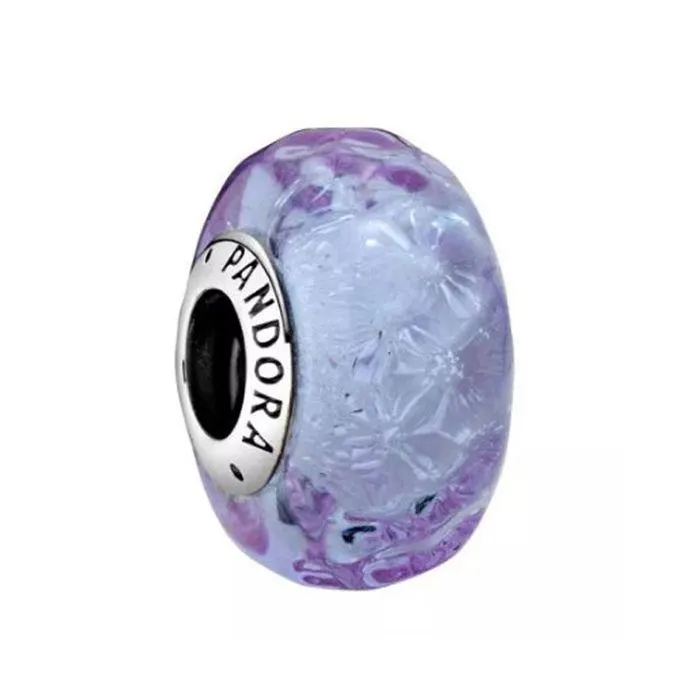 Pandora Wavy Lavender hopeariipus 798875C00
