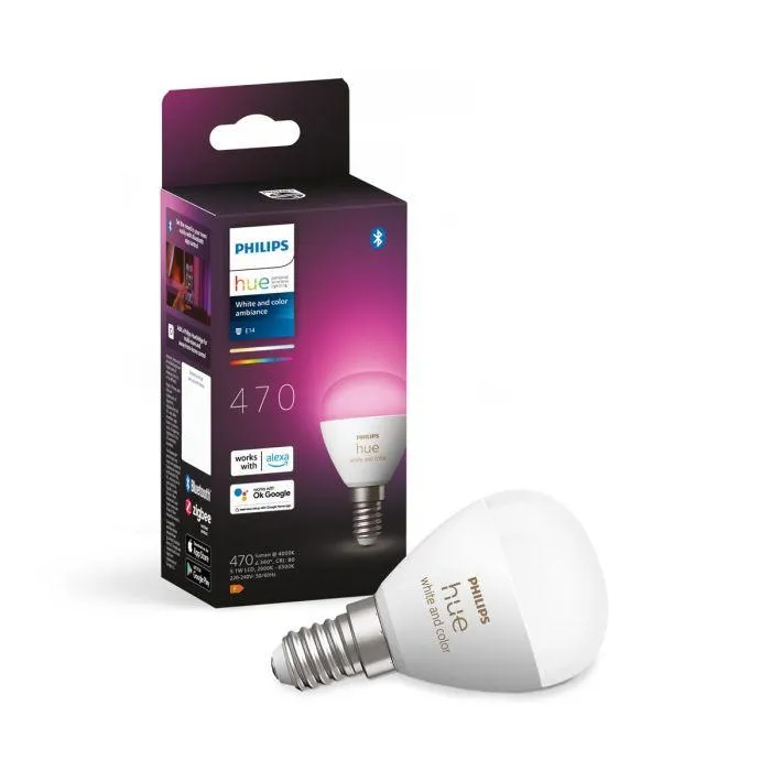 PHILIPS HUE ÄLYLAMPPU WCA 40W E14 2000-6500K (RGB)