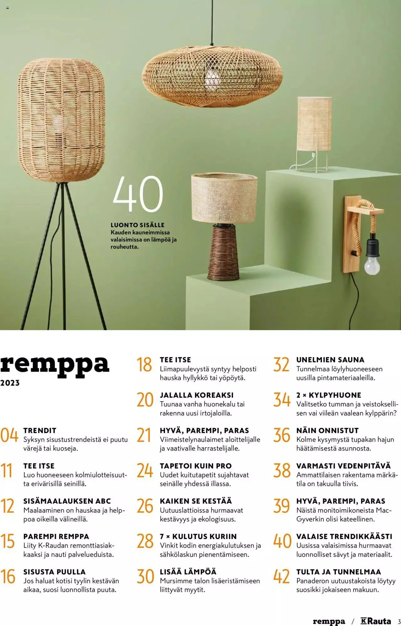 K-Rauta tarjoukset voimassa alkaen 8. tammikuuta - 5. helmikuuta 2024 - Tarjouslehti sivu 3