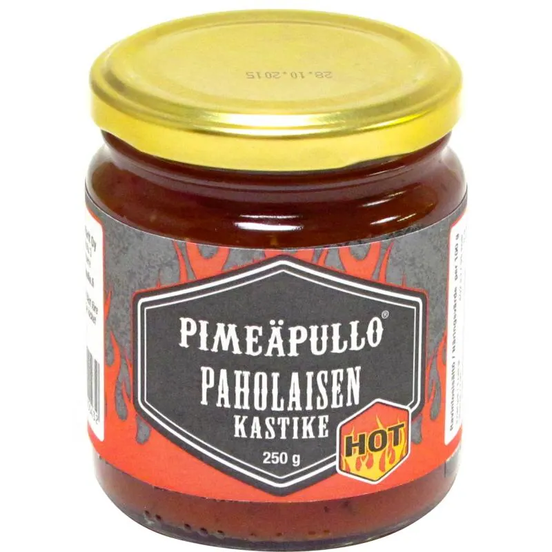 Paholaisen kastike Pimeäpullo 250 g Hot