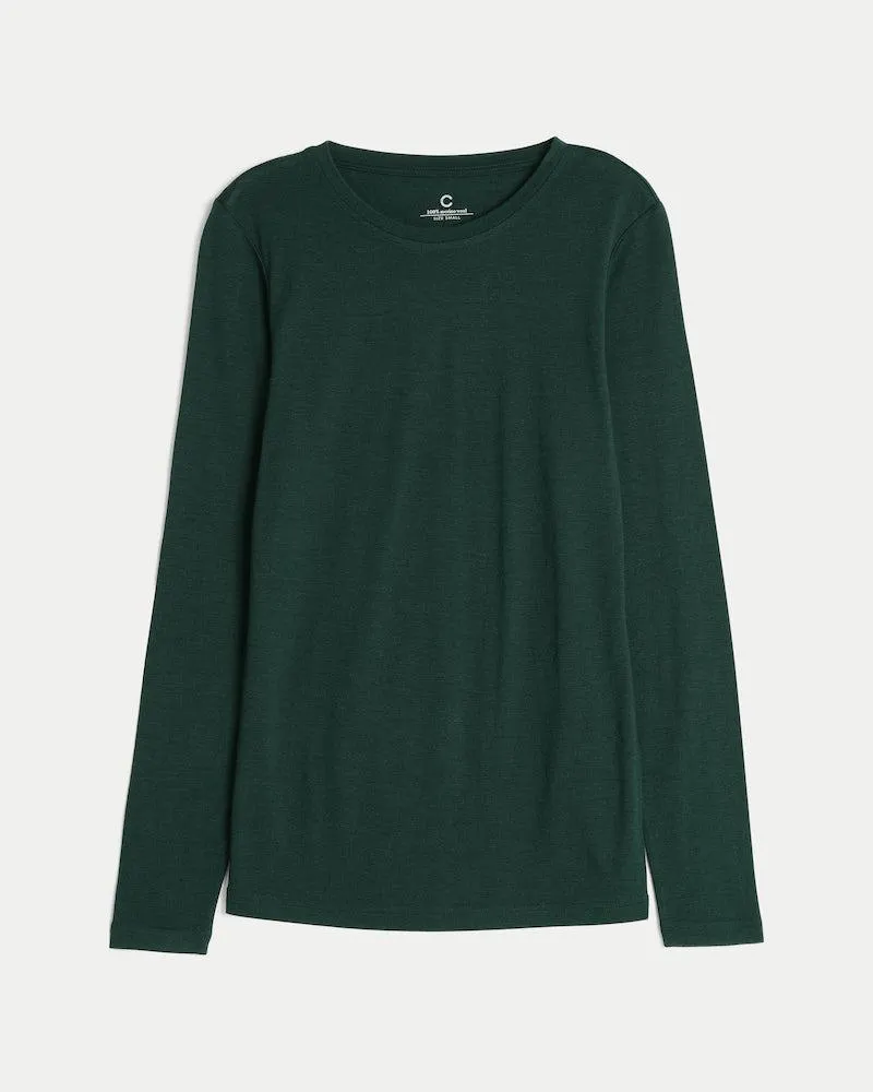 Pitkähihainen paita merinovillaa