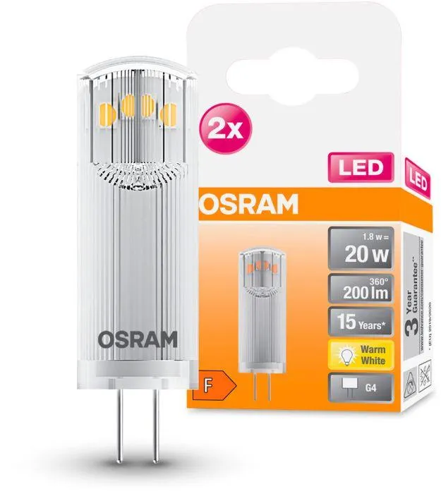 Led Pin Osram 12 V 20 300° 2KPL 1.8W/2700K G4