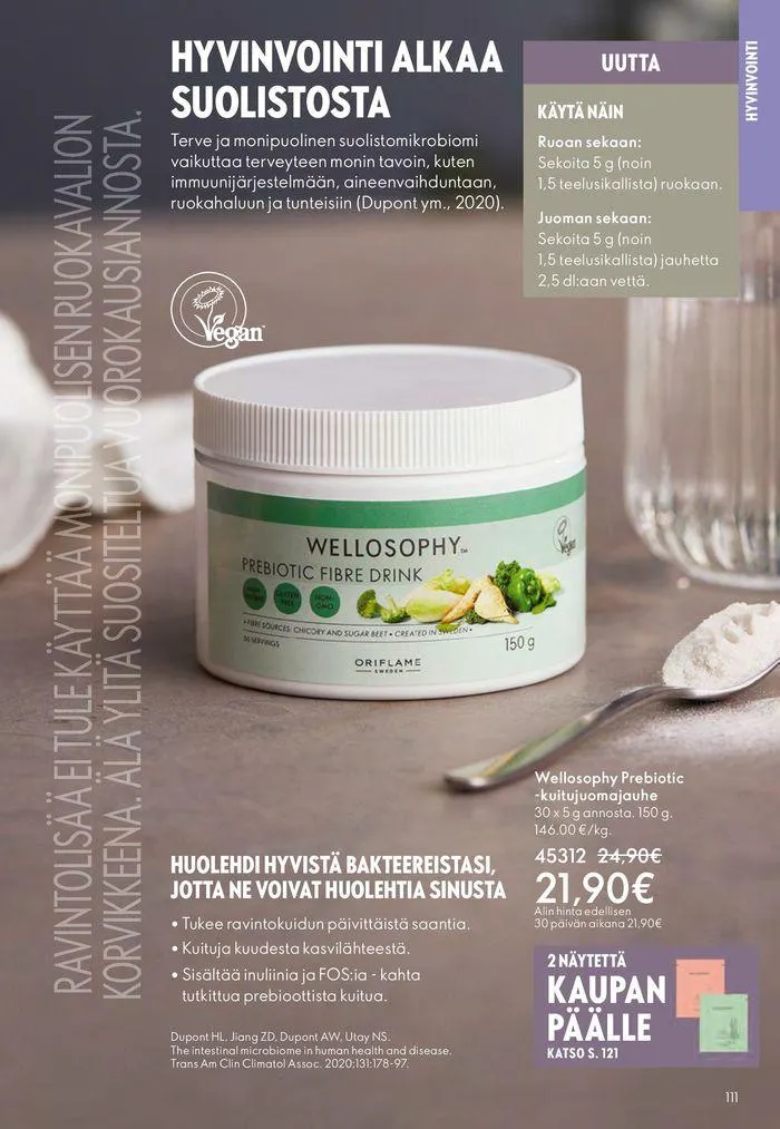 Oriflame tarjoukset voimassa alkaen 22. elokuuta - 5. syyskuuta 2024 - Tarjouslehti sivu 111