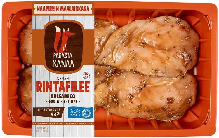 Naapurin Maalaiskanan rintafilee, balsamico 600g