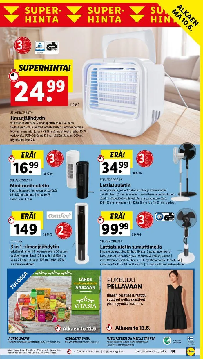 21% voimassa alkaen 6. kesäkuuta - 12. kesäkuuta 2024 - Tarjouslehti sivu 39