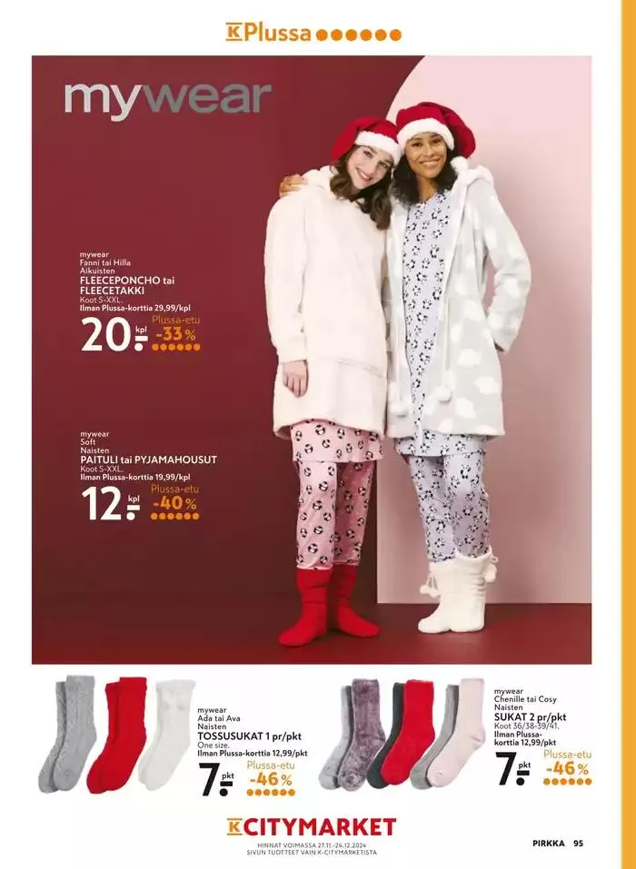 Pirkka 12/2024 voimassa alkaen 27. marraskuuta - 11. joulukuuta 2024 - Tarjouslehti sivu 102