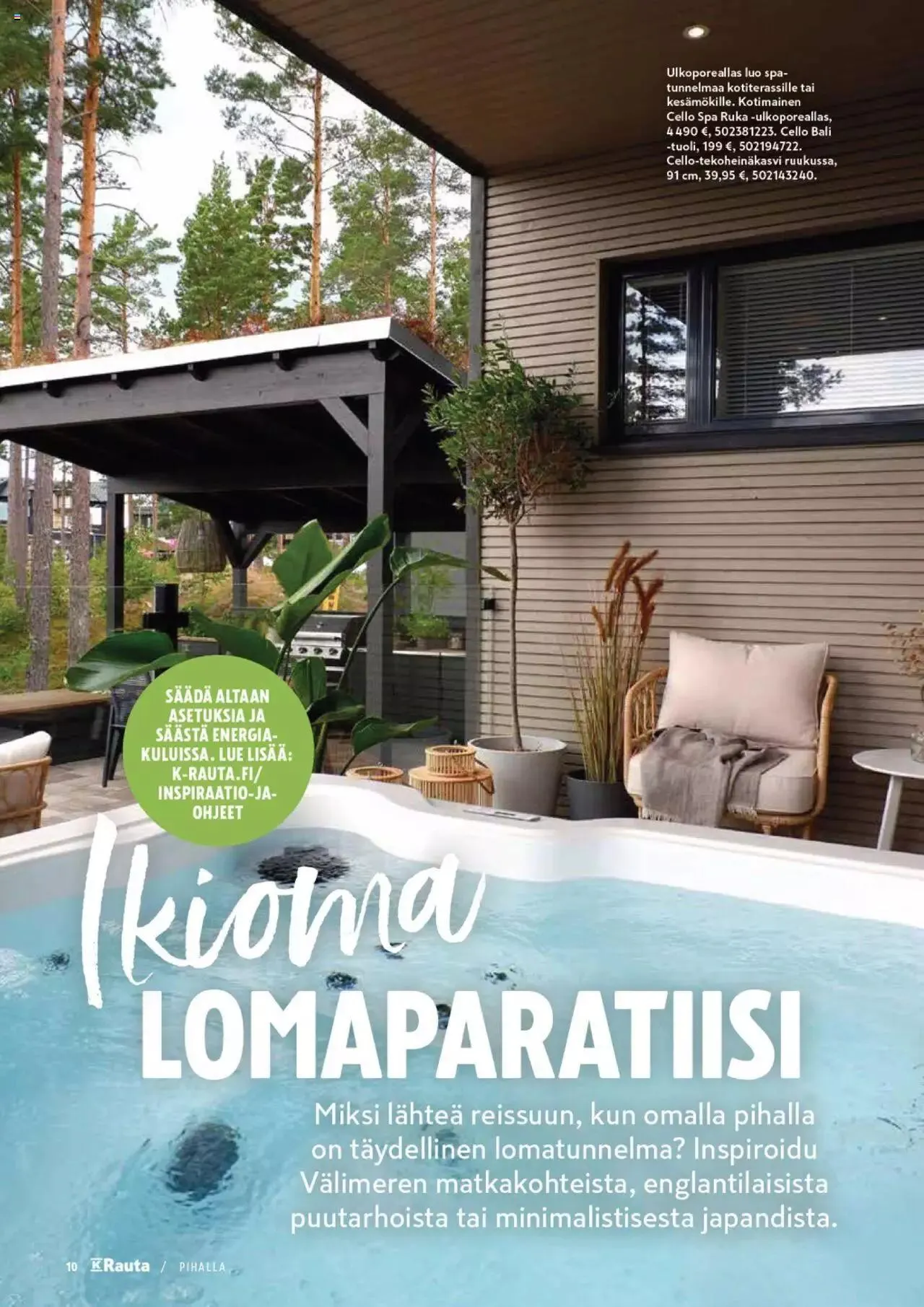 K-Rauta - Pihalla 2023 voimassa alkaen 27. maaliskuuta - 31. joulukuuta 2023 - Tarjouslehti sivu 10
