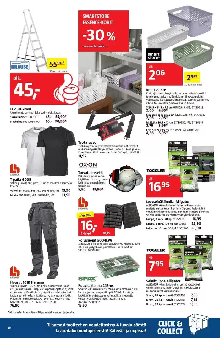 Bauhaus tarjoukset voimassa alkaen 6. maaliskuuta - 18. maaliskuuta 2025 - Tarjouslehti sivu 19