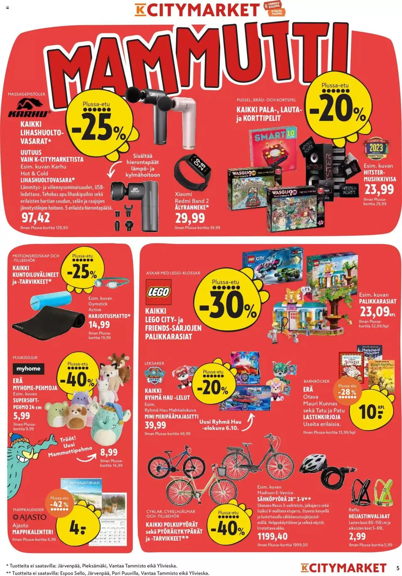 K-Citymarket - Tarjoukset voimassa alkaen 12. lokakuuta - 22. lokakuuta 2023 - Tarjouslehti sivu 5