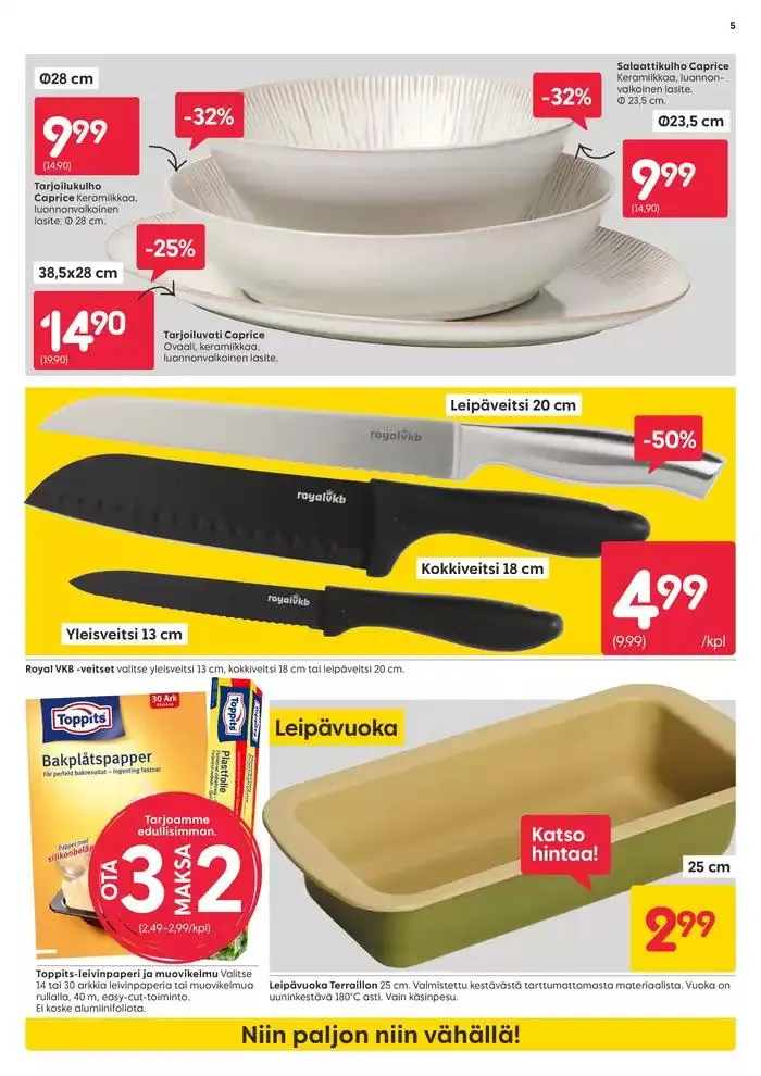 Rusta tarjoukset voimassa alkaen 24. helmikuuta - 10. maaliskuuta 2025 - Tarjouslehti sivu 5